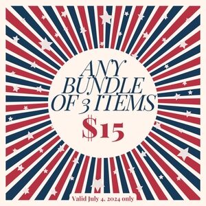 $15 for ANY 3 items from my closet